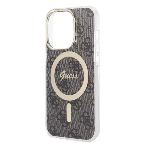 Guess tok Fekete Apple Iphone 15 Pro készülékhez GUHMP15LH4STK