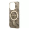 Guess tok Barna Apple Iphone 15 Pro készülékhez GUHMP15LH4STW