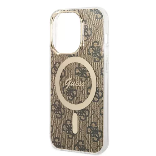Guess tok Barna Apple Iphone 15 Pro készülékhez GUHMP15LH4STW
