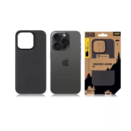 Tactical MagForce Aramid tok fekete Apple iPhone 15 Pro készülékhez