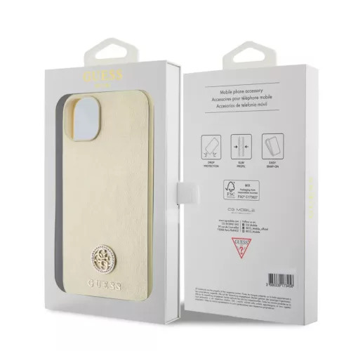 Guess tok Arany Apple Iphone 15 készülékhez GUHCP15SPS4DGPD