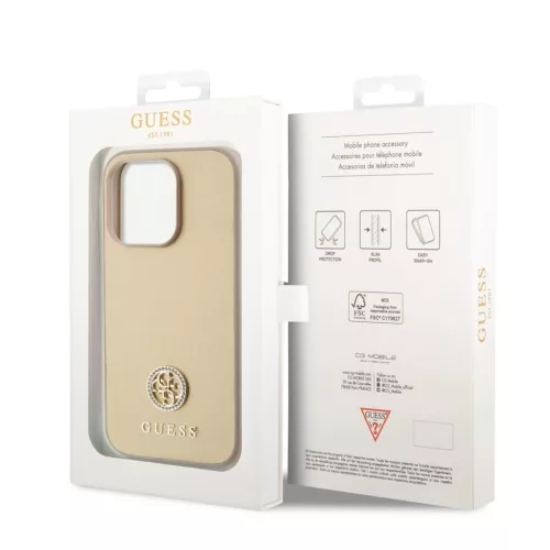 Guess tok Arany Apple Iphone 15 Pro Max készülékhez GUHCP15XPS4DGPD