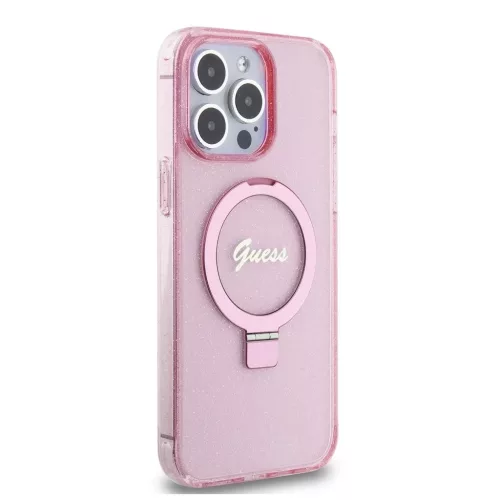 Guess tok Pink Apple Iphone 15 Pro Max készülékhez GUHMP15XHRSGSP