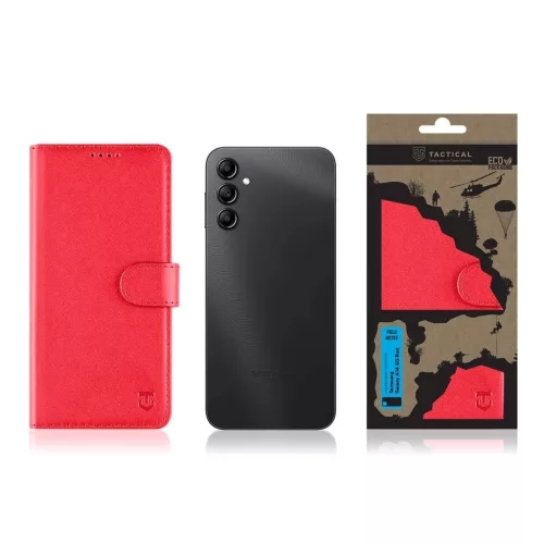 Tactical Field Notes piros Flip tok Samsung Galaxy A14 5G készülékhez
