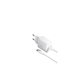   Devia PD Gyorstöltő szett Type-C kimenettel, Type-C to Lightning kábellel fehér 20W V2