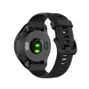 XPRO™ Garmin szilikon óraszíj Fekete 22mm