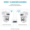 NAKAVISION C1 3+3MP DUAL Okos IP kamera - FEHÉR