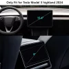 XPRO™ Matte Tempered Glass 0.33mm kijelzővédő üveg / üvegfólia felhelyező applikátorral (első és a hátsó kijelzőre is) TESLA Model 3 Highland (2024)