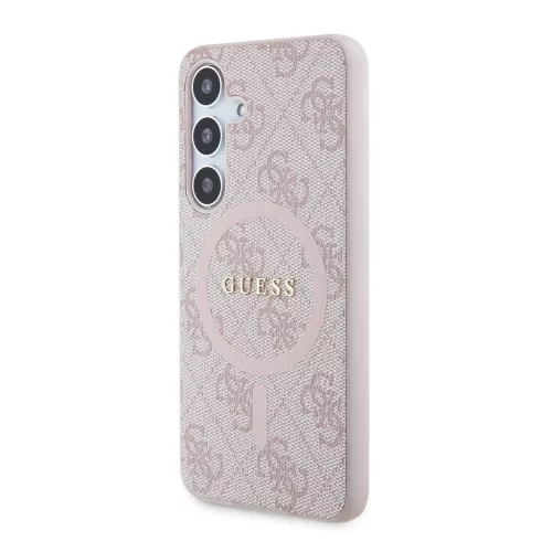 Guess MagSafe tok rózsaszín GUHMS24SG4GFRP Samsung Galaxy S24 készülékhez