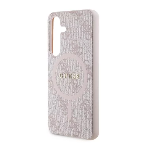 Guess MagSafe tok rózsaszín GUHMS24SG4GFRP Samsung Galaxy S24 készülékhez