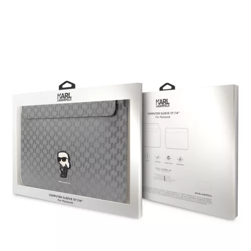 Karl Lagerfeld Sleeve tok ezüst KLCS14SAKHPKG 13-14" méretű készülékhez