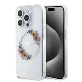   Guess tok Átlátszó Apple iPhone 15 Pro készülékhez GUHMP15LHFWFCT