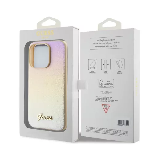 Guess tok Arany Apple iPhone 15 Pro készülékhez GUHCP15LPSAIRSD