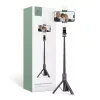 Tech-Protect L05S Vezeték nélküli Selfie bot Tripod Led világítással Fekete