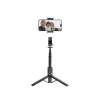 Tech-Protect L05S Vezeték nélküli Selfie bot Tripod Led világítással Fekete