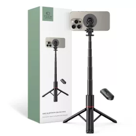   Tech-Protect L06S MagSafe Vezeték nélküli Selfie bot Tripod Fekete