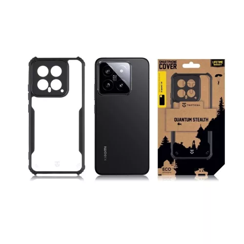 Tactical Quantum tok átlátszó / fekete Xiaomi 14 készülékhez 44827