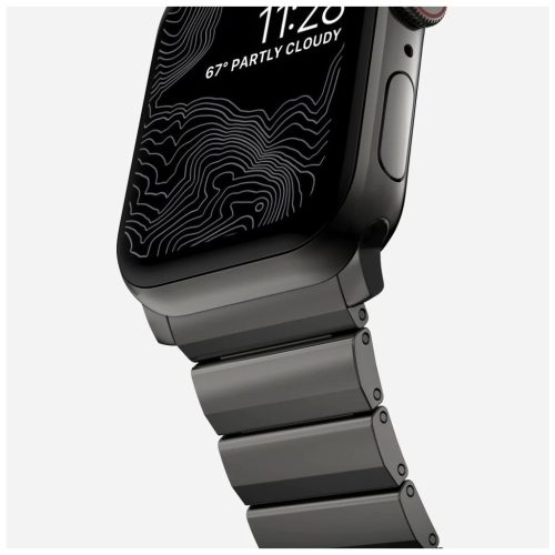 Tech-Protect STEELBAND rozsdamentes acél óraszíj Fekete, Apple Watch 42mm (S1-S3) / 44mm / 45mm / 46mm / 49mm készülékhez