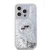 Karl Lagerfeld csillogós átlátszó tok KLHMP15XLGKCSGH Apple Iphone 15 Pro Max készülékhez