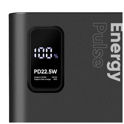OBAL:ME EnergyPulse 30000mAh Powerbank 22,5W fekete