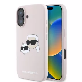   Karl Lagerfeld tok pink KLHMP16SSKCHPPLP Apple Iphone 16 készülékhez