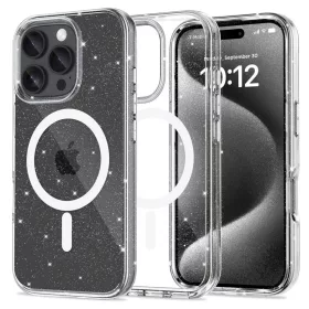    Tech-Protect FLEXAIR MAGSAFE GLITTER csillogós tok Apple iPhone 16 Pro készülékhez