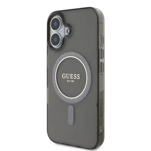 Guess tok Fekete Apple Iphone 16 készülékhez GUHMP16SHFGEREK