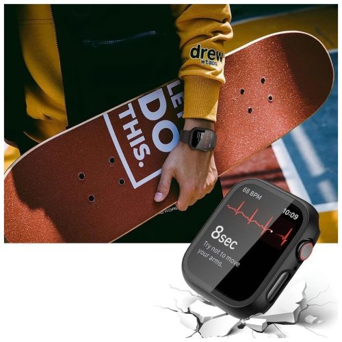 Tech-Protect tok DEFENSE 360 Fekete, Apple Watch 42mm készülékhez