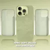 XPRO™ Soft Velvet Magsafe tok Apple iPhone 16 készülékhez - Zöld