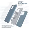 XPRO™ Soft Velvet Magsafe tok Apple iPhone 16 Pro készülékhez - Kék