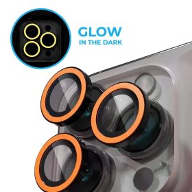   XPRO™ Luminous Prémium Kameravédő Üveg Apple iPhone 16 Pro / Apple iPhone 16 Pro Max készülékhez - Narancs