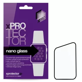   XPRO™ Nano Glass kijelzővédő fekete kerettel Apple Watch S10 / S11 46mm készülékhez
