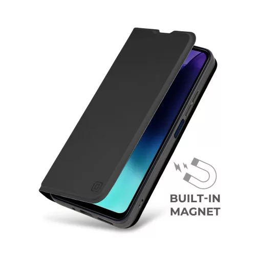 OBAL:ME Smooth Touch fekete Book / Flip tok Samsung Galaxy A25 készülékhez