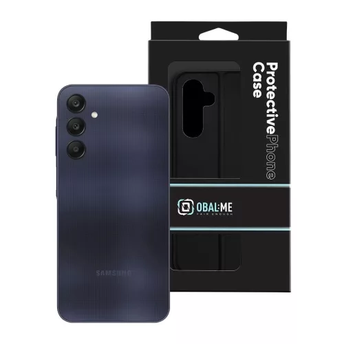 OBAL:ME Smooth Touch fekete Book / Flip tok Samsung Galaxy A25 készülékhez