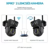 NAKAVISION C1 3+3MP DUAL Okos IP kamera - FEKETE - 4 darabos szett