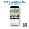 NAKAVISION C1 3+3MP DUAL Okos IP kamera - FEKETE - 4 darabos szett