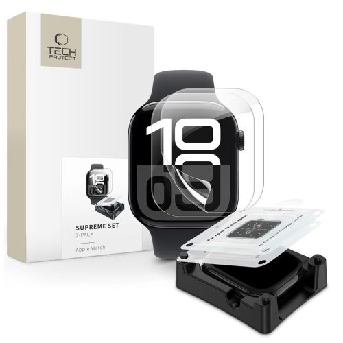 Tech-Protect 2db-os Hidrogél Fólia Apple Watch 46mm S10 készülékhez