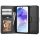  Tech-Protect fekete Waller Book / Flip tok kártyatartóval Samsung Galaxy A55 készülékhez