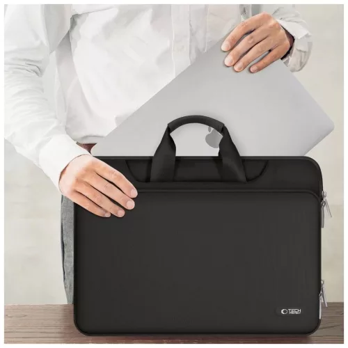 Tech-Protect fekete Pocket Bag Laptop Táska 15" és 16" táskákhoz