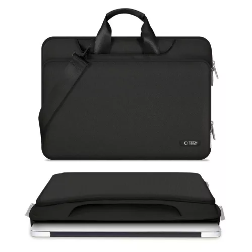Tech-Protect fekete Pocket Bag Laptop Táska 15" és 16" táskákhoz