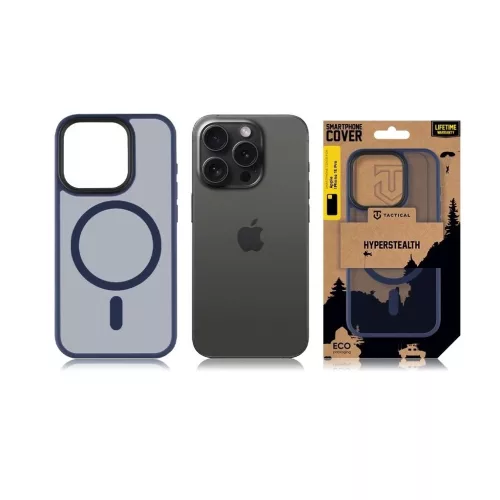 Tactical MagForce Hyperstealth sötétkék tok Apple iPhone 15 készülékhez