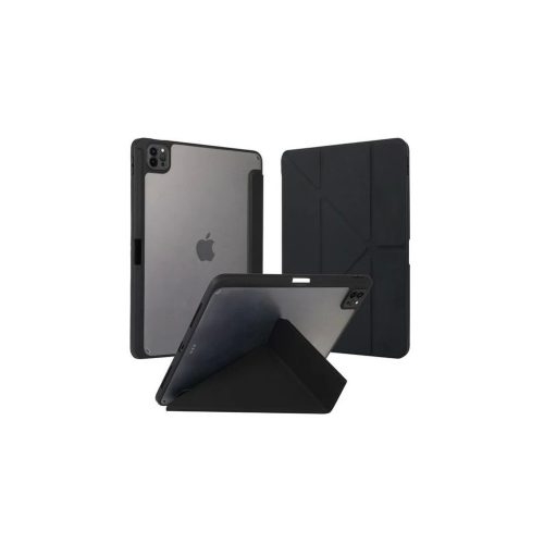 Etui Smartbook fekete TPU tok állvány funkcióval Apple Ipad Pro 11" (2024) készülékhez