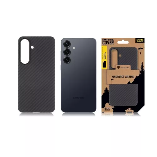 Tactical MagForce Aramid tok fekete Samsung Galaxy S25 készülékhez
