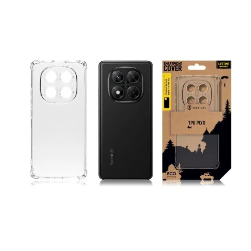 Tactical Plyo Armor átlátszó tok Xiaomi Redmi Note 14 Pro készülékhez