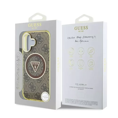 Guess tok fekete GUHMP16SHG4PRTGW Apple iPhone 16 készülékhez
