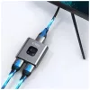 Tech-Protect szürke HB07 HUB 2in1 HDMI 4K Adapter