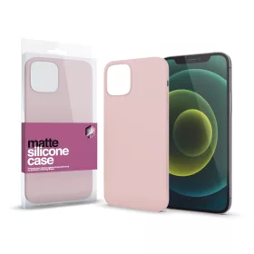   XPRO™ Szilikon matte tok ultravékony Púder pink Apple iPhone 16e/17e készülékhez