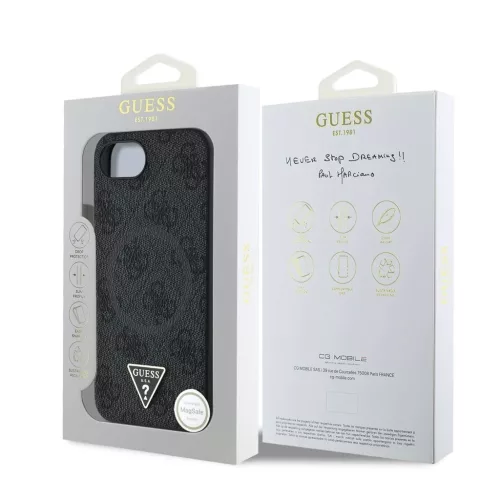 Guess tok fekete GUHMPSE4P4TDPK Apple iPhone 16e készülékhez