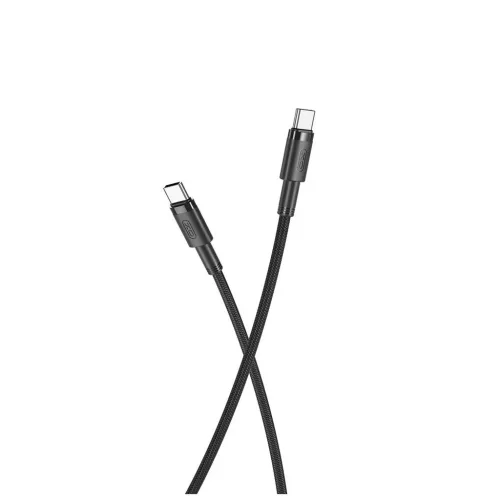 XO kábel NB-Q199 PD USB-C - USB-C 1,5m 100W Fekete