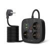Tech-Protect PCS3X4 Power Strip elosztó 2*USB-C+2*USB-A 2M fekete
